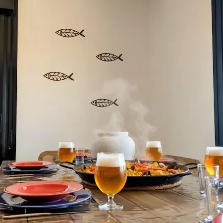 Дом отдыха Escapada Slow-life Piscina, Terrazas Y Olas Cerca - Casa Pez